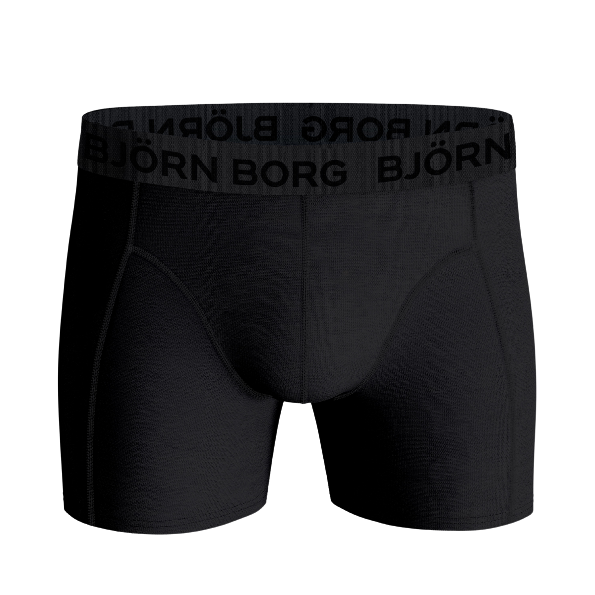 Cotton Stretch Boxer 3P - Black