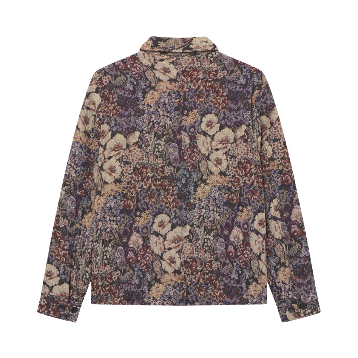 Hugh Jacquard Overshirt - Black