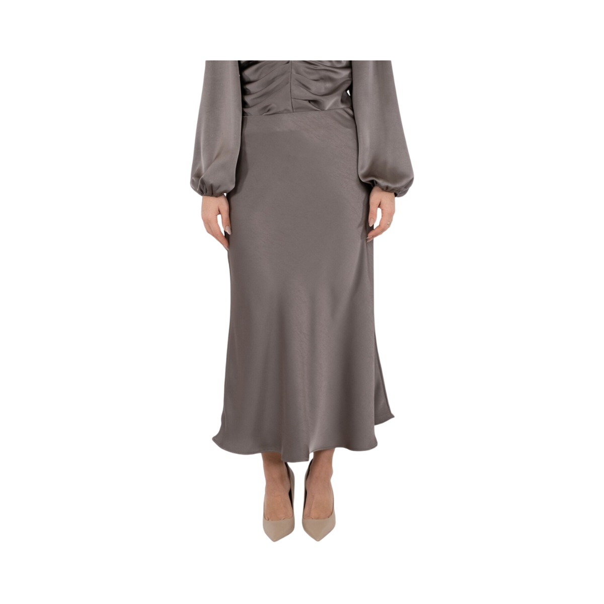 Bovary Skirt - Warm Grey