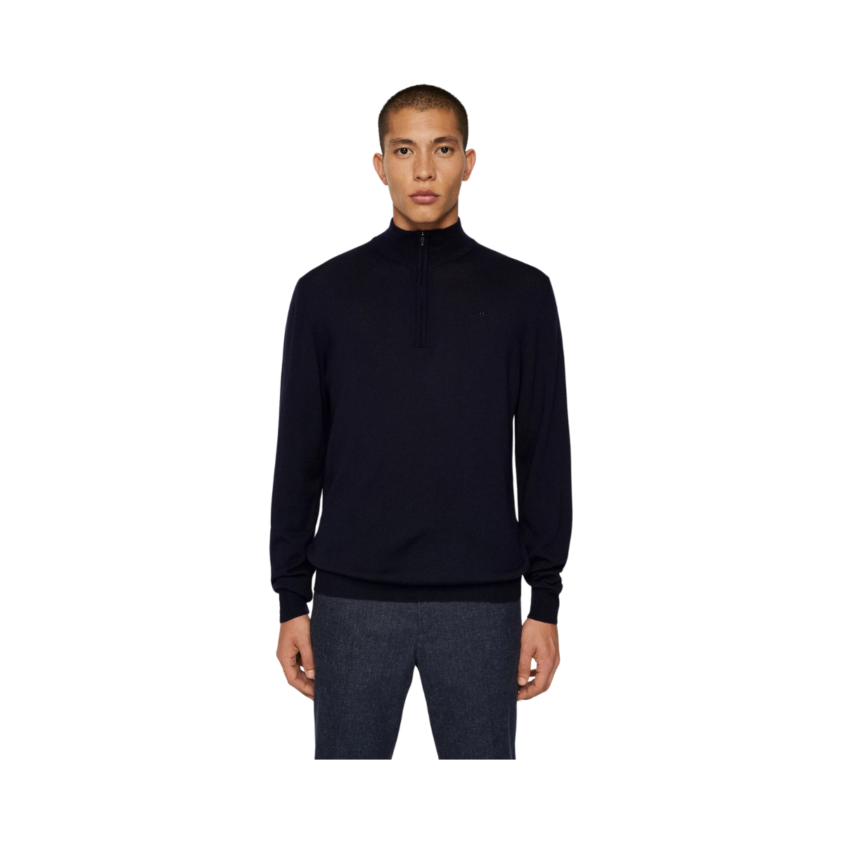 Kiyan Quarter Zip Sweater - Navy