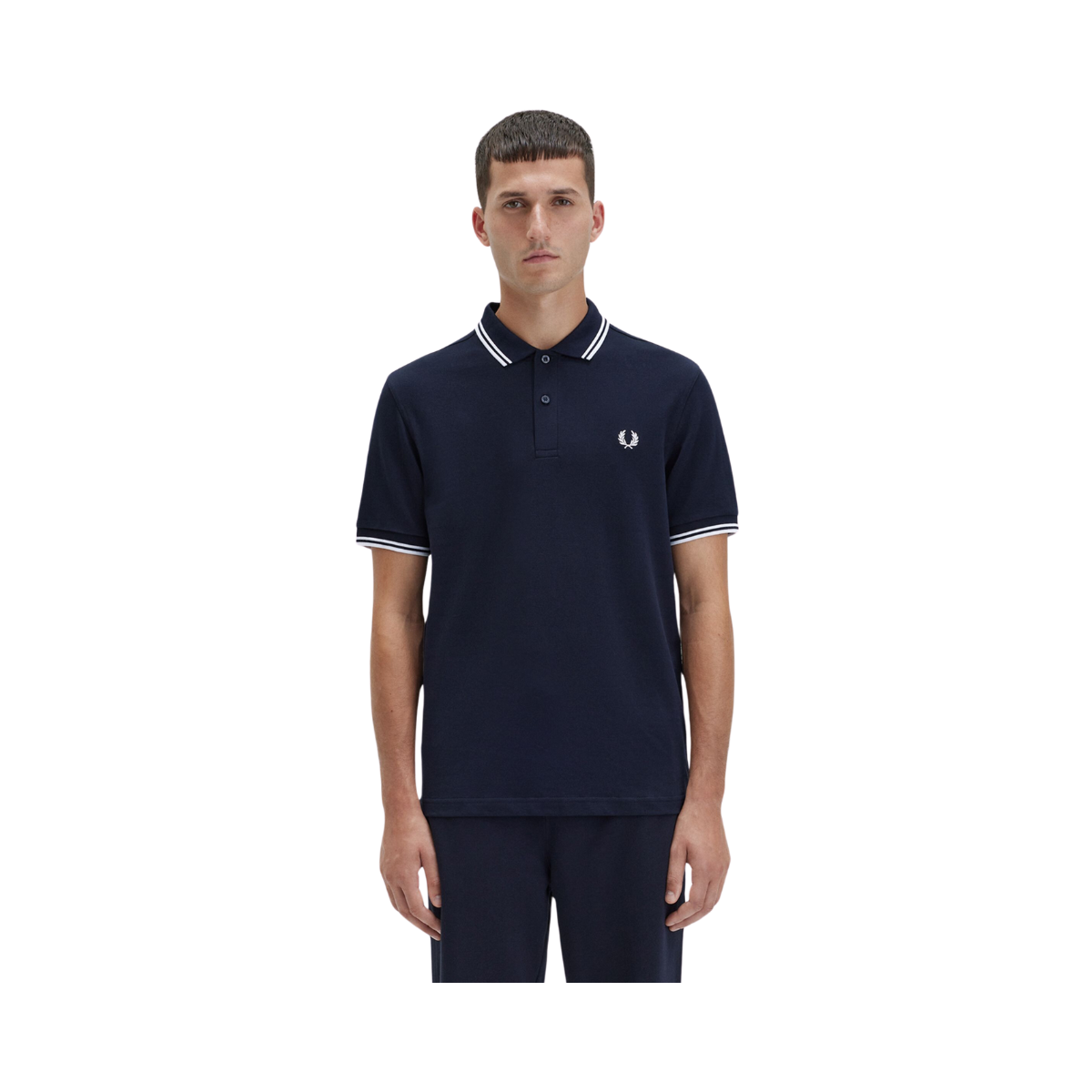 TWIN TIPPED FP SHIRT - Navy/White