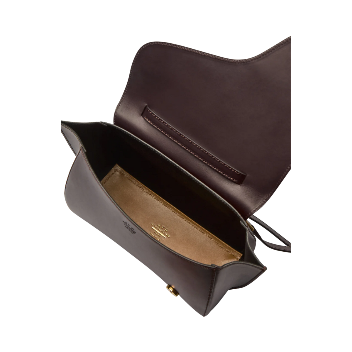 Arezzo Leather Handbag - Walnut