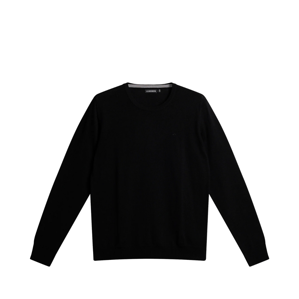 Lyle Merino Crew Neck Sweater - Black