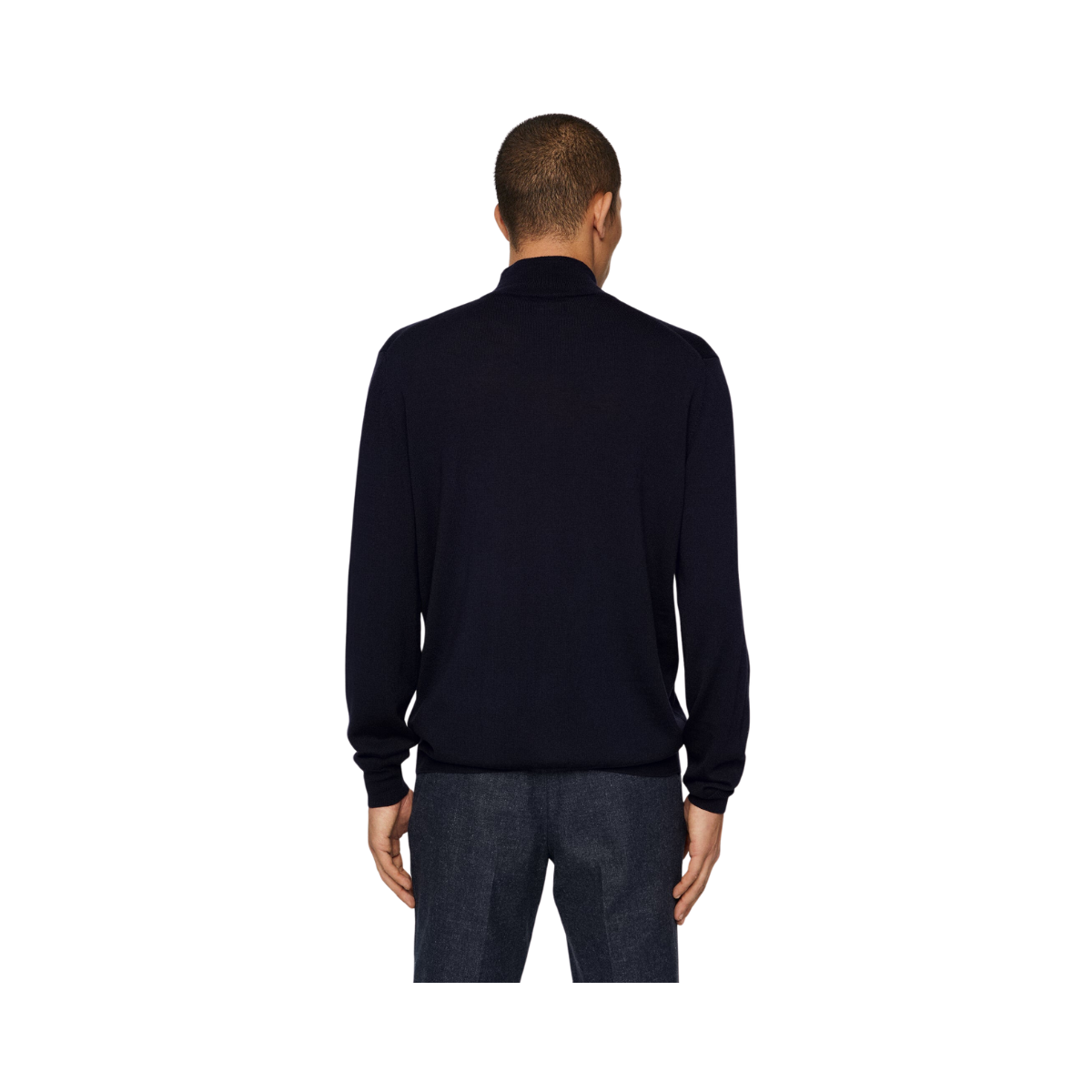 Kiyan Quarter Zip Sweater - Navy