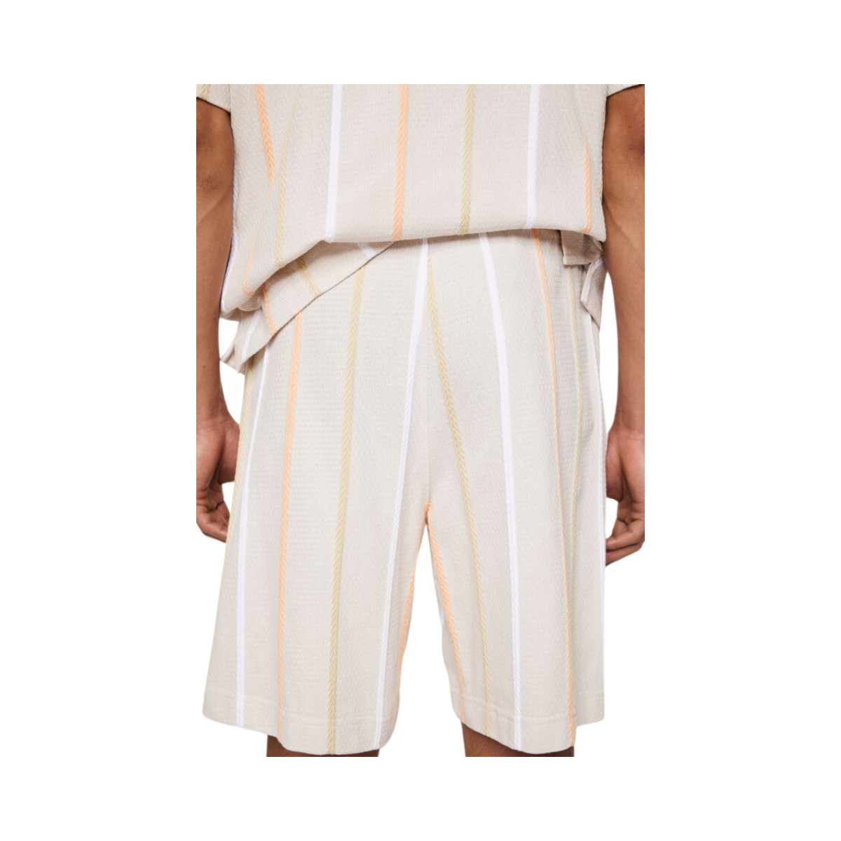 Simon Stripe Shorts - Moonbeam