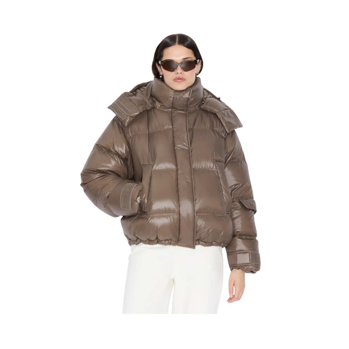 Steilia Short Down Jacket - Brown