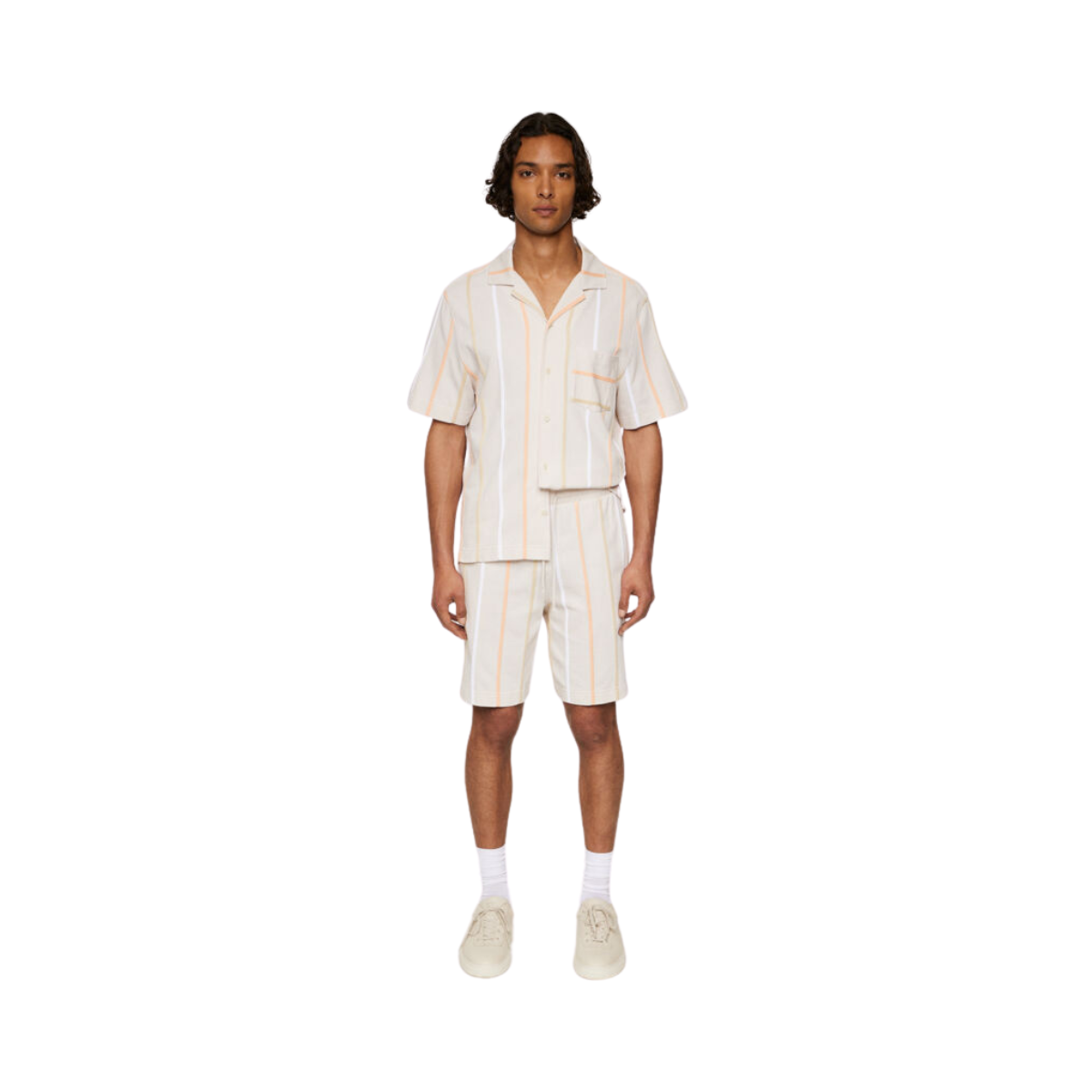 Simon Stripe Shorts - Moonbeam