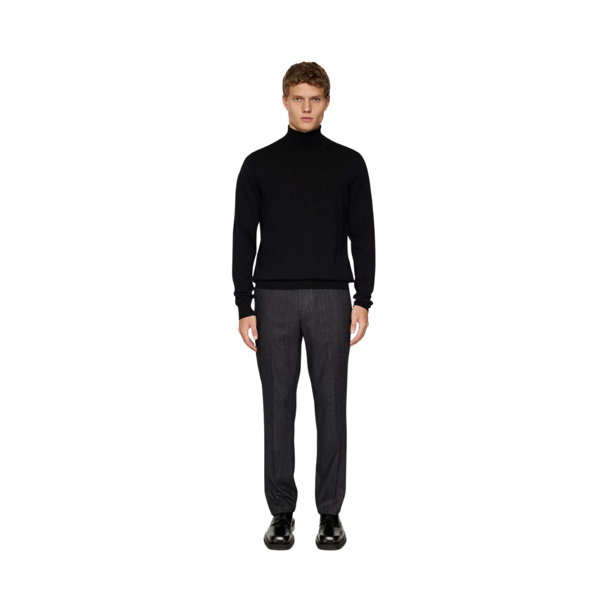 Kaden Merino Turtleneck - Black