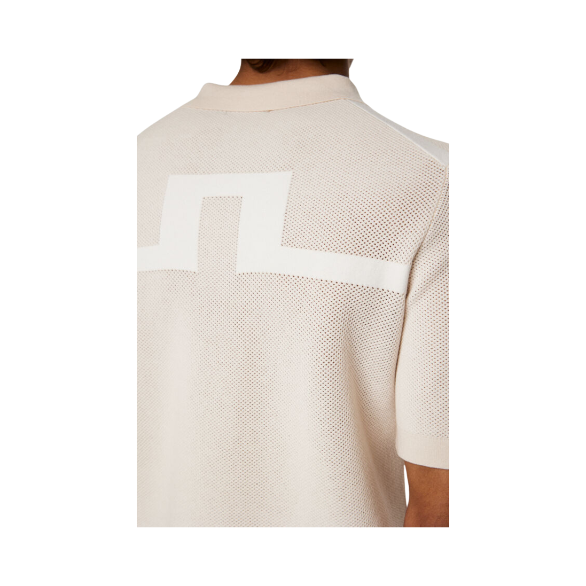 Reymond Structure Knit Polo - Moonbeam