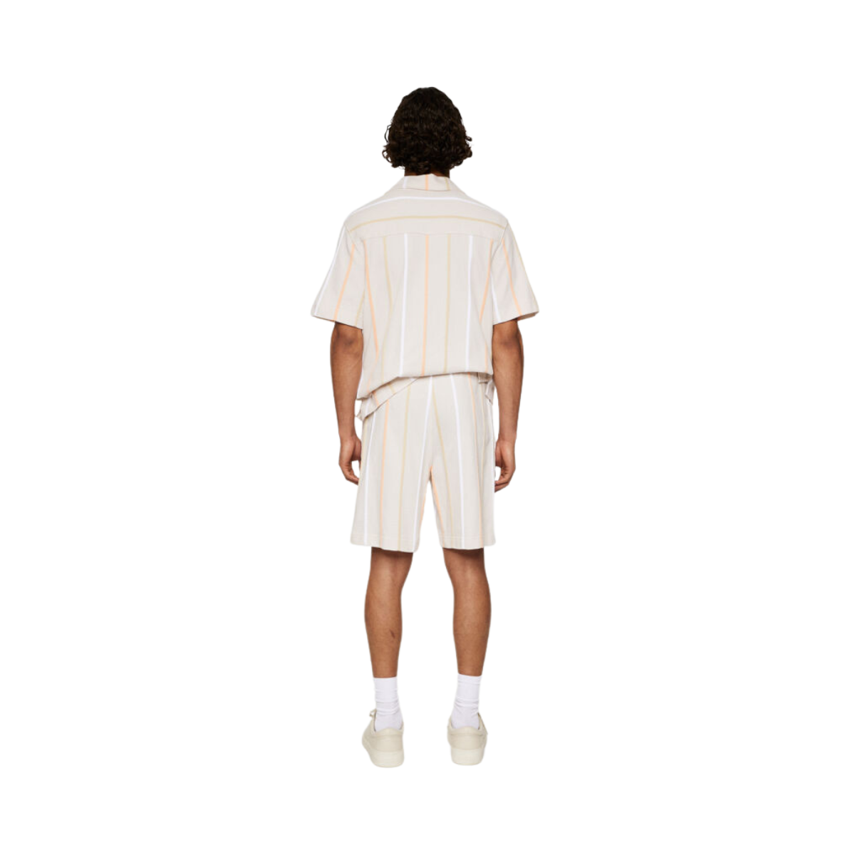 Simon Stripe Shorts - Moonbeam