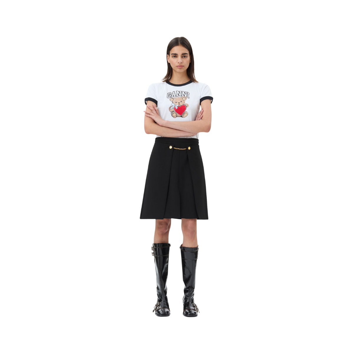 Basic Jersey Bear Small T-shirt - Bright White