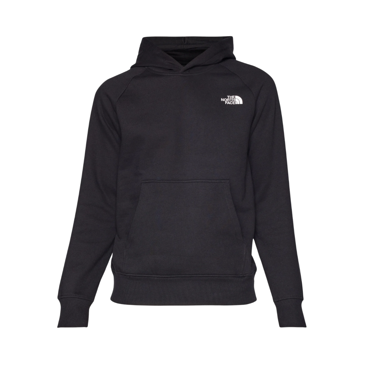 Raglan Box Regular Hoodie - Black/White