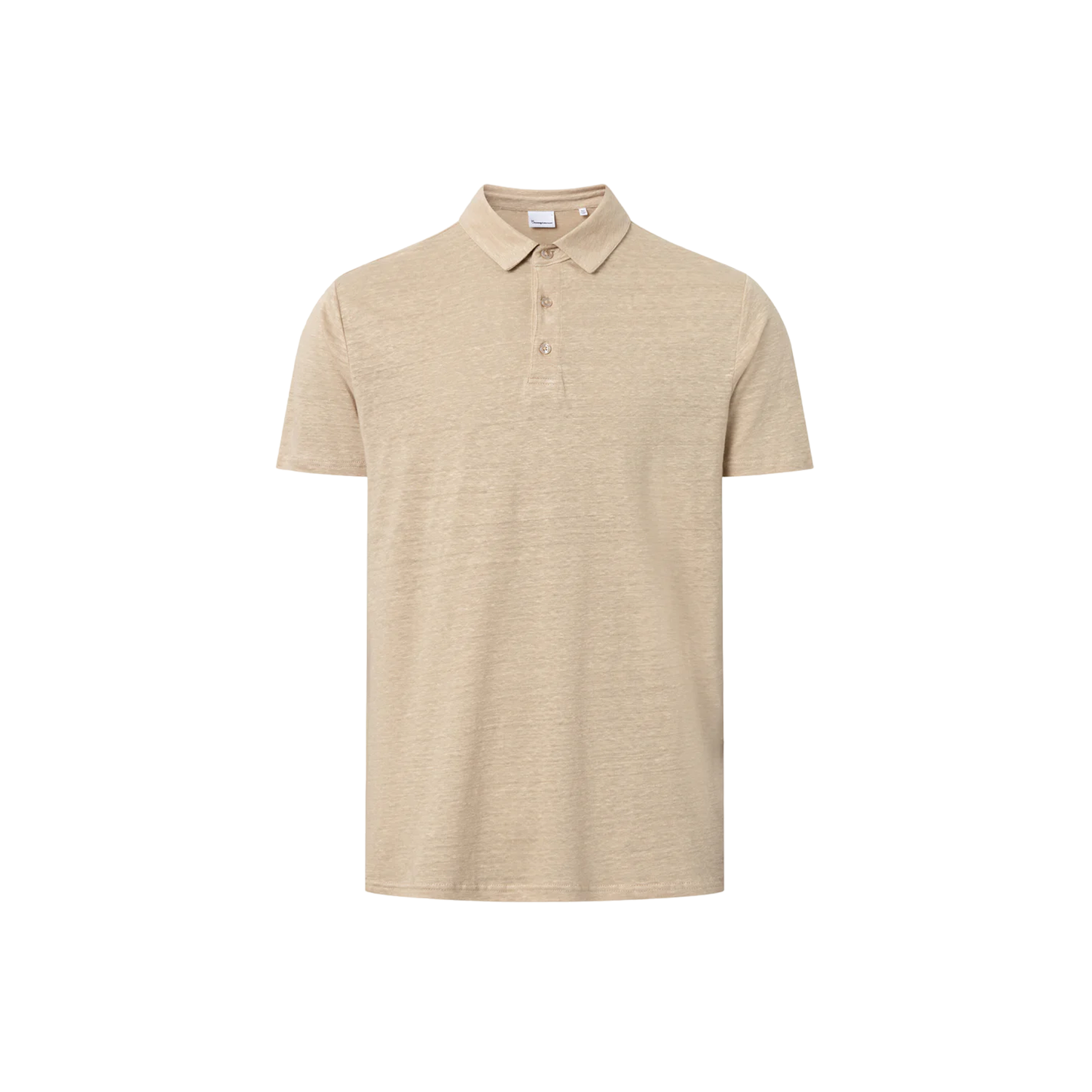 Linen polo - Safari