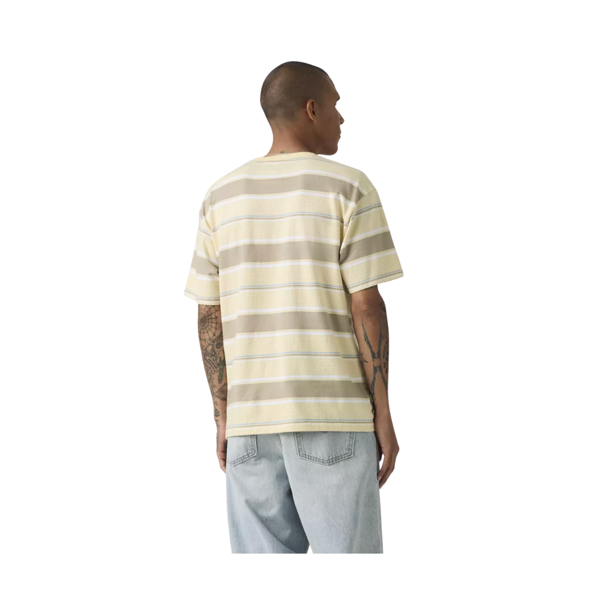 Red Tab Vintage Tee - Pecos Stripe Rutabaga
