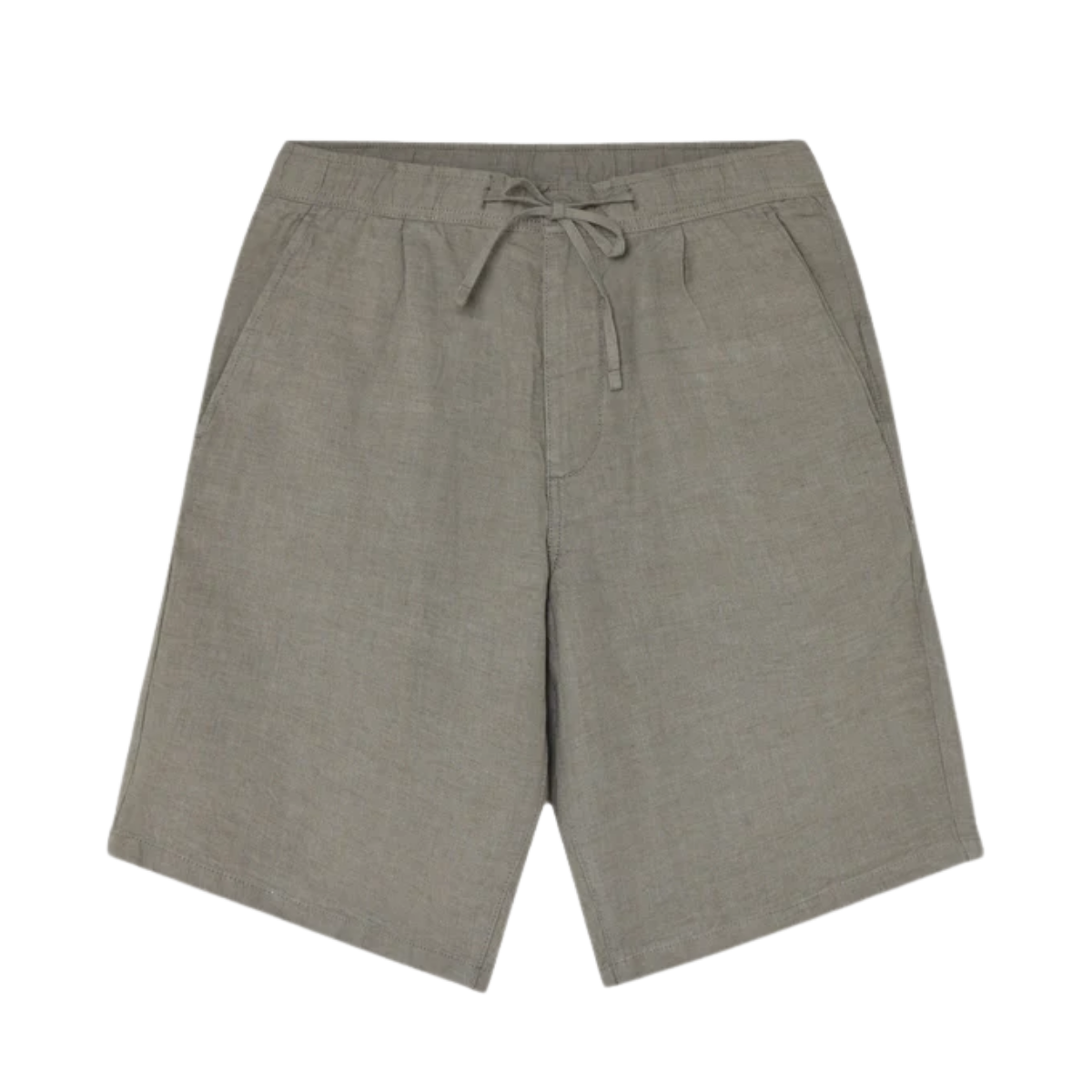 Loose Linen shorts - Twill Yarndyed