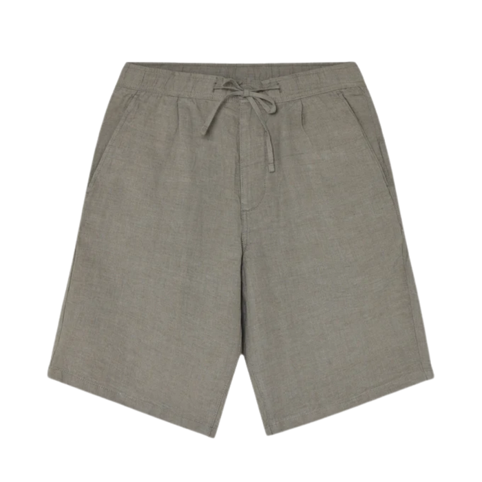 Loose Linen shorts - Twill Yarndyed