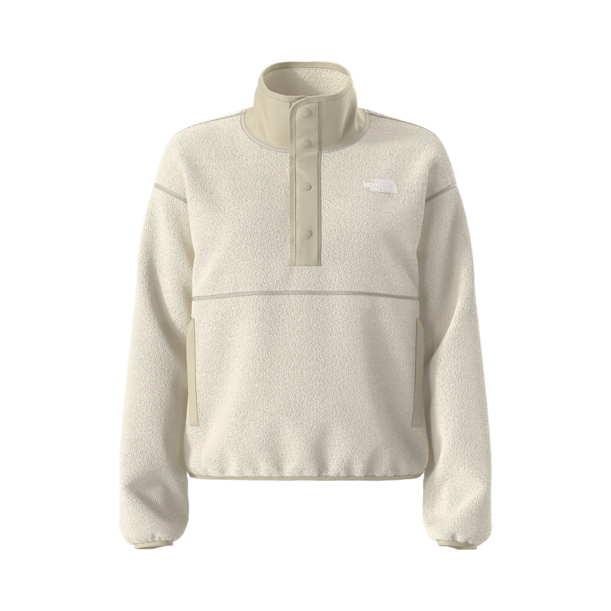 W Cragmont Snap Fleece Jacket - White Dune