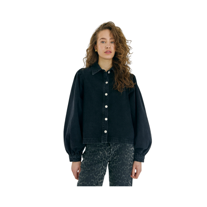 Ninni Clean Denim Shirt - Black Washed