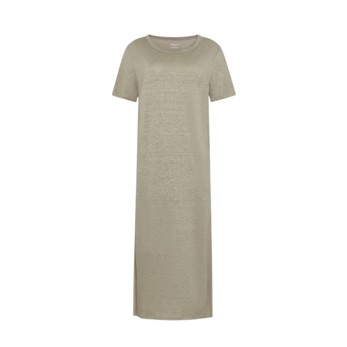 Linen T-Shirt Dress - Twill
