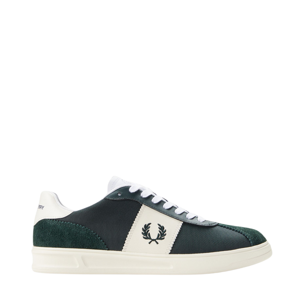 B4 Textured Suede - Grassroots / White