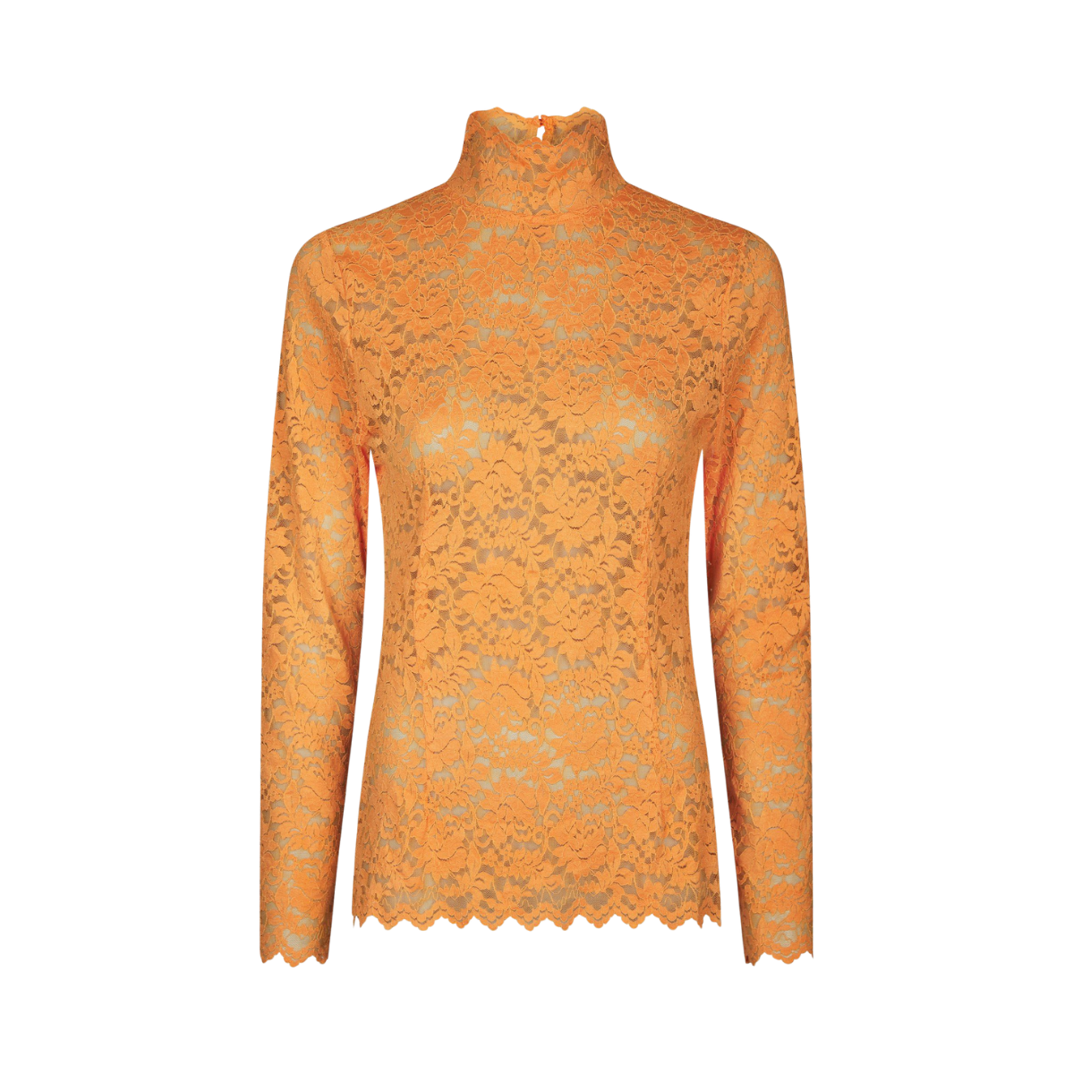 Liza Laceflower Blouse - Orange