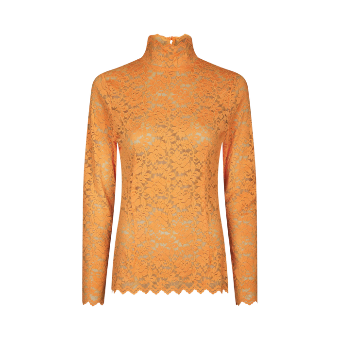 Liza Laceflower Blouse - Orange