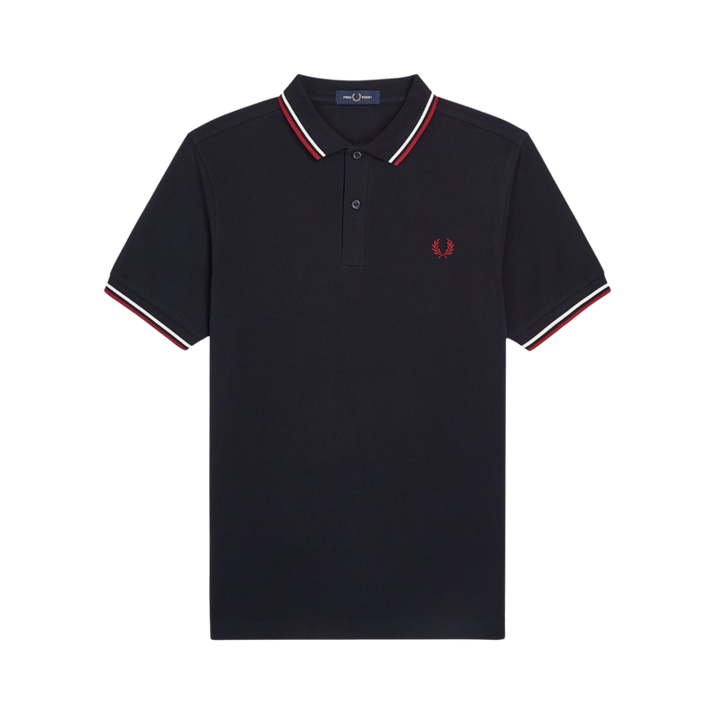 Twin Tipped FP Shirt - Navy/Burnt Red