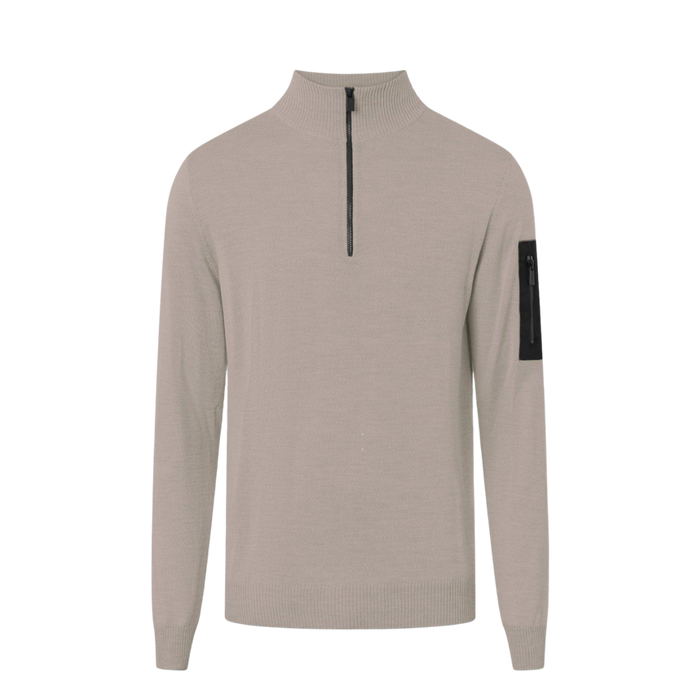 Lucca 1/2 Zip - Bambu