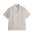 Elio Linen Melange Shirt - Moonbeam