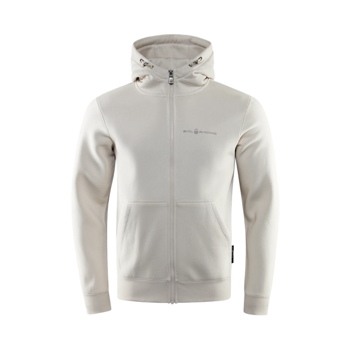 Bowman Logo Zip Hood - Ecru