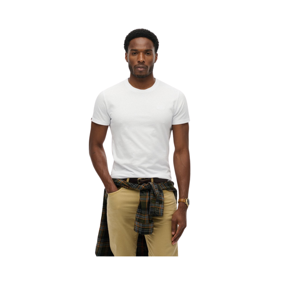 Essential Logo EMB Tee - 01C Optic