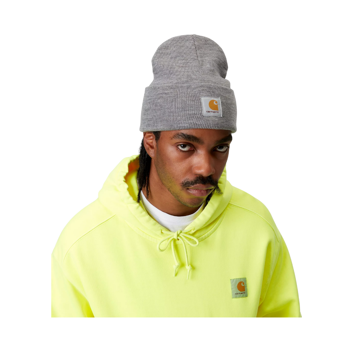 Acrylic Watch Hat - Grey Heather