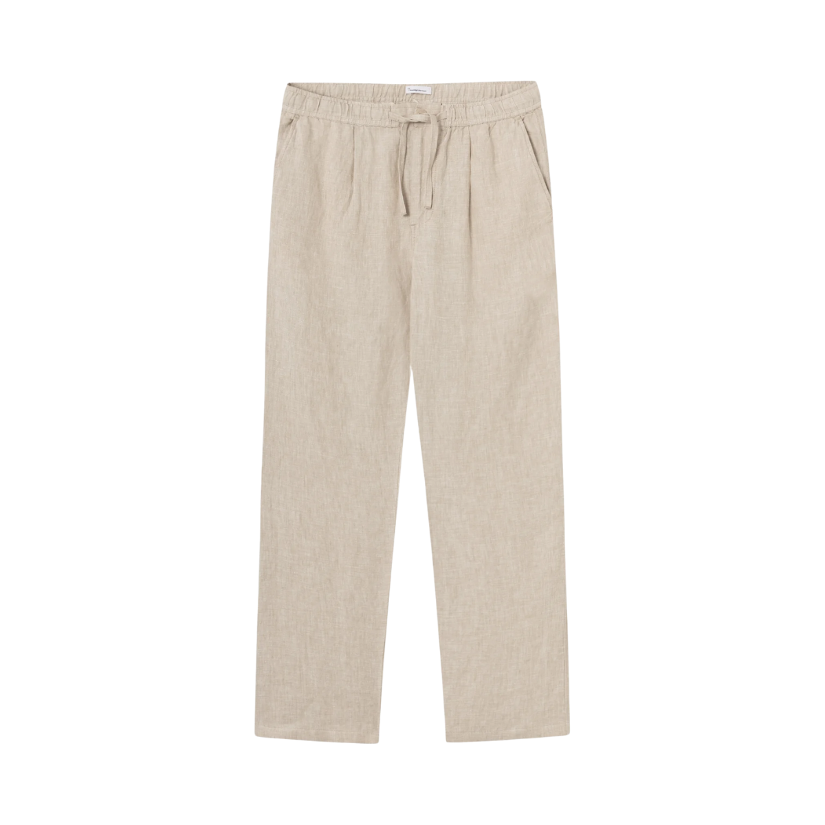 Loose linen pants - Light Feather Gray