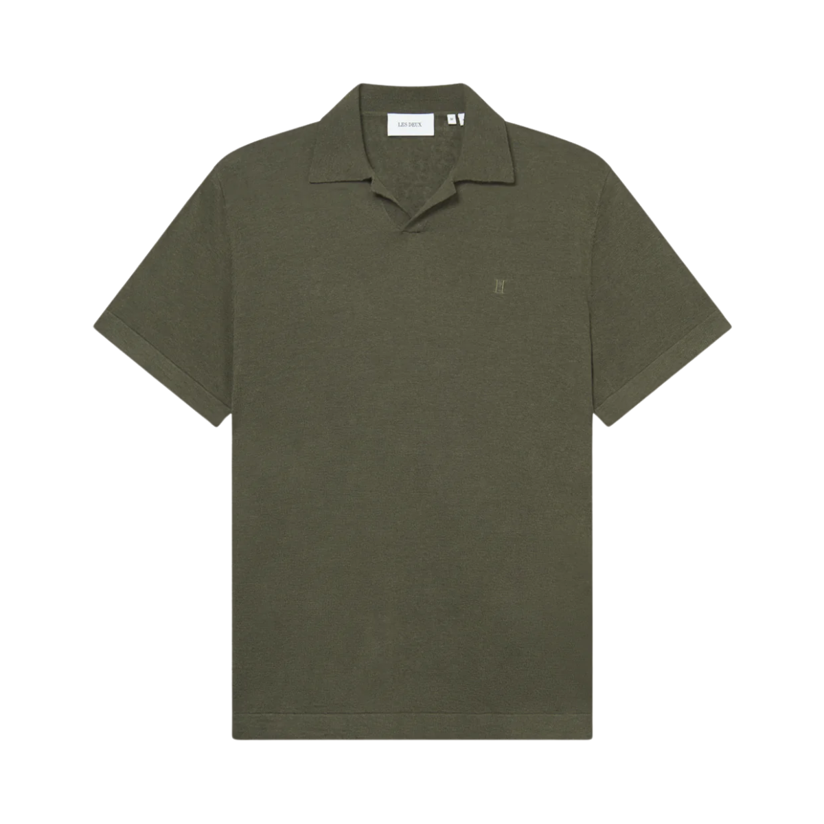 Emmanuel Polo Knit - Forest Green