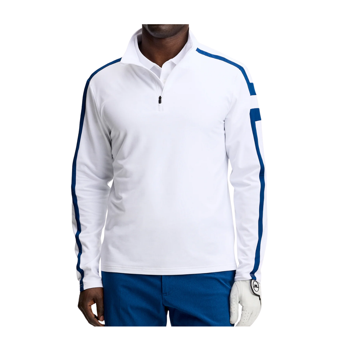 Keaton Quarter Zip Mid Layer - White