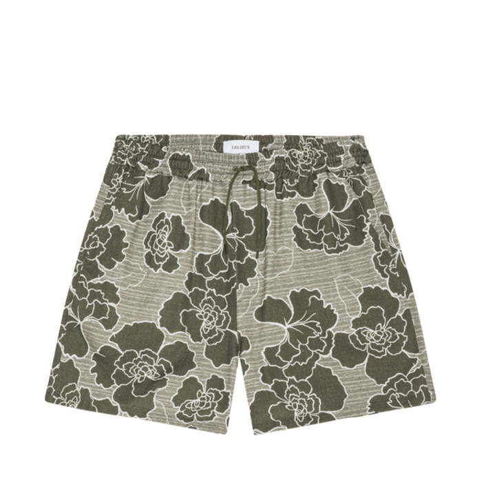 Charlie Poppy Shorts - Olive Night Green