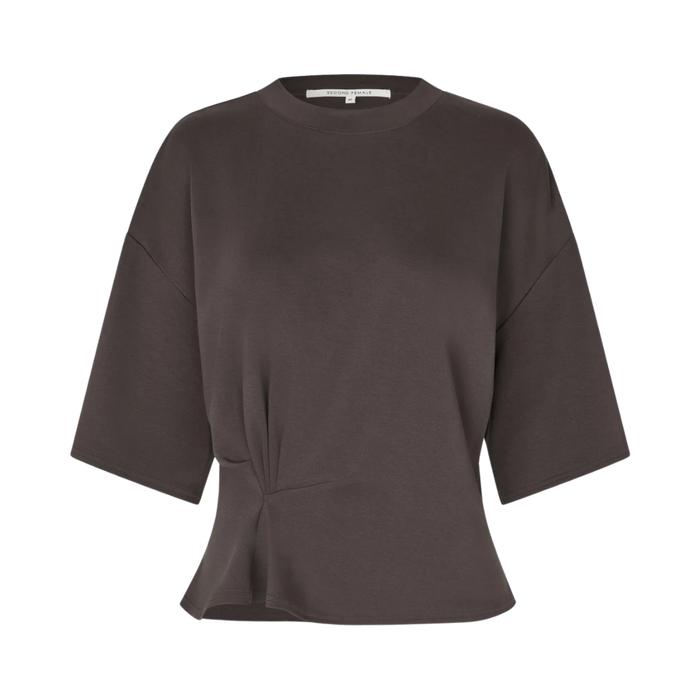 Missouri Tee - Dark Brown Melange