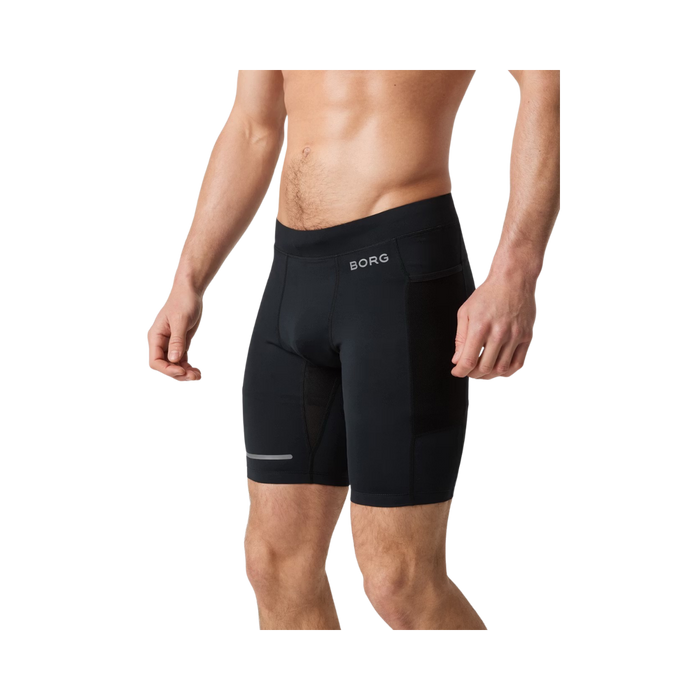 Borg Performance Short Tights - Black Beauty