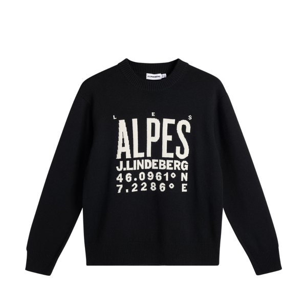 WILLIAM KNITTED SWEATER - Black