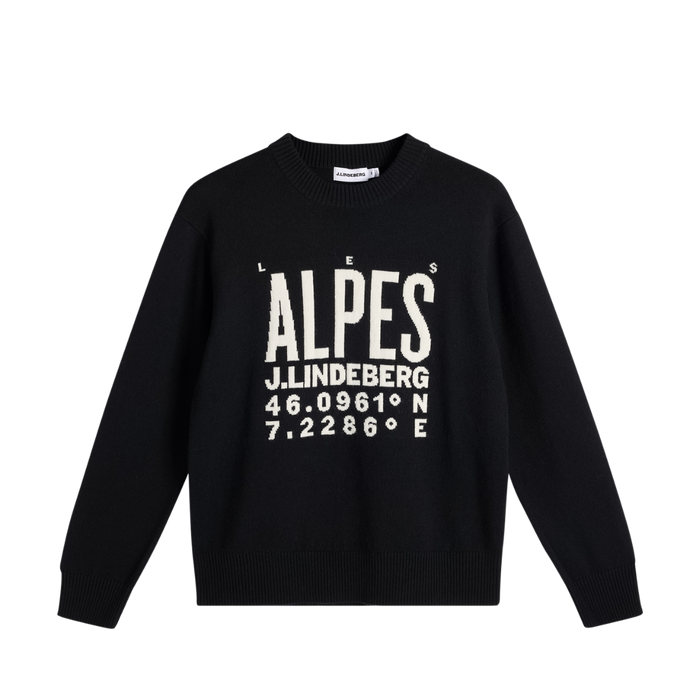 WILLIAM KNITTED SWEATER - Black