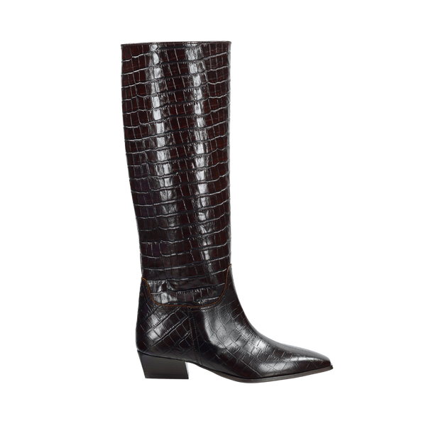 Bassotte Long Shaft Boot - Dark Brown