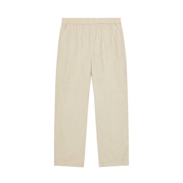 Linen Casual Pants - Light Sand