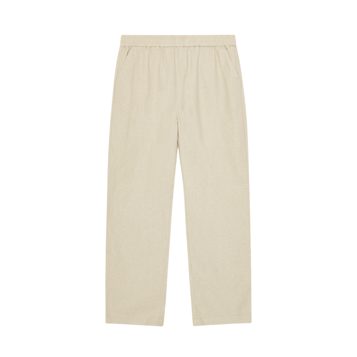 Linen Casual Pants - Light Sand