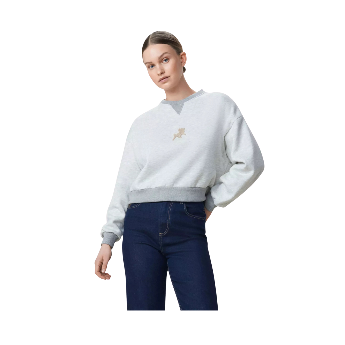 Cropp Over Bull Tone - 91 Grey Melange