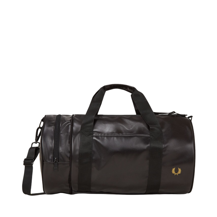Tonal Classic Barrel Bag - Black/Gold