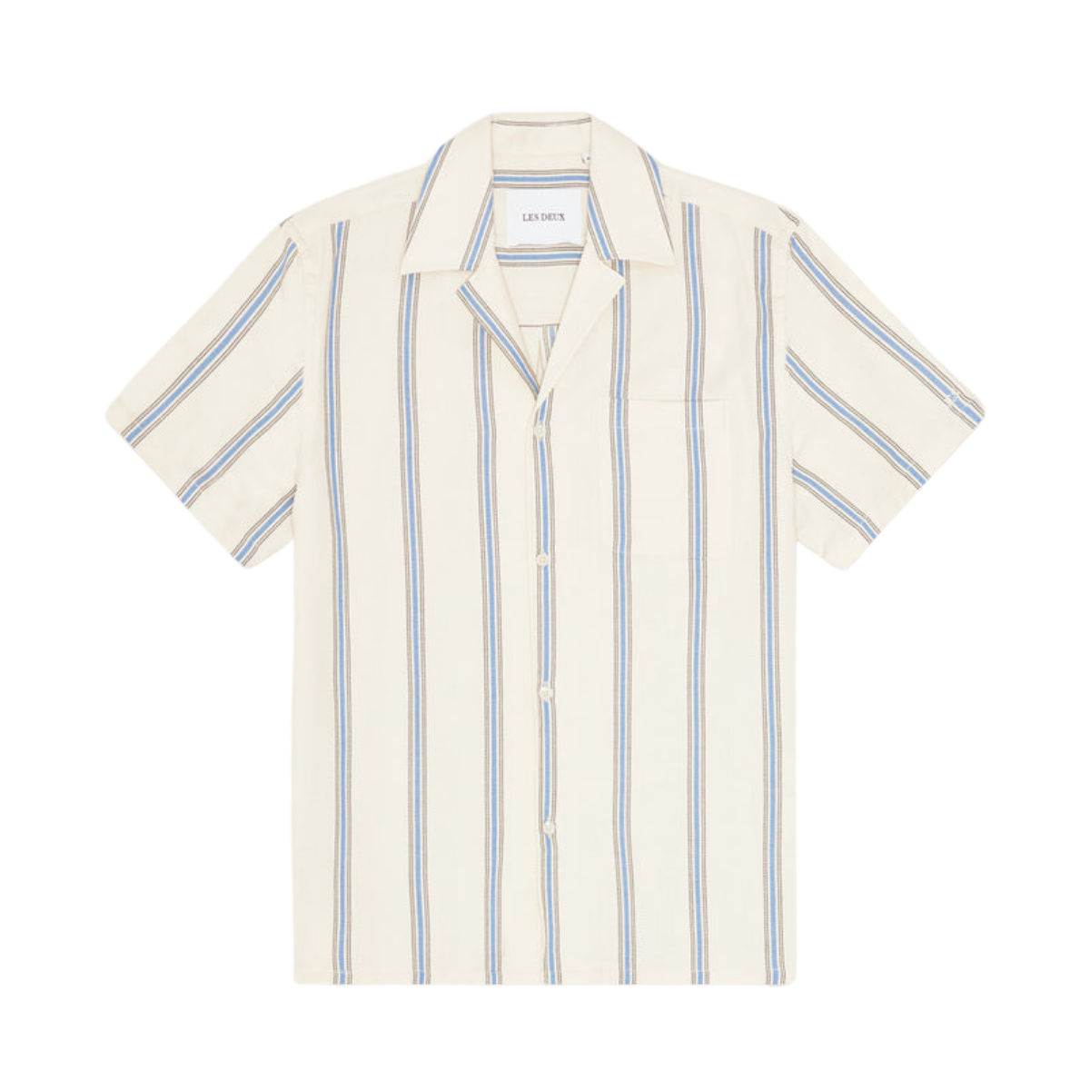 Lawson Stripe SS Shirt - 211 Eggnog White
