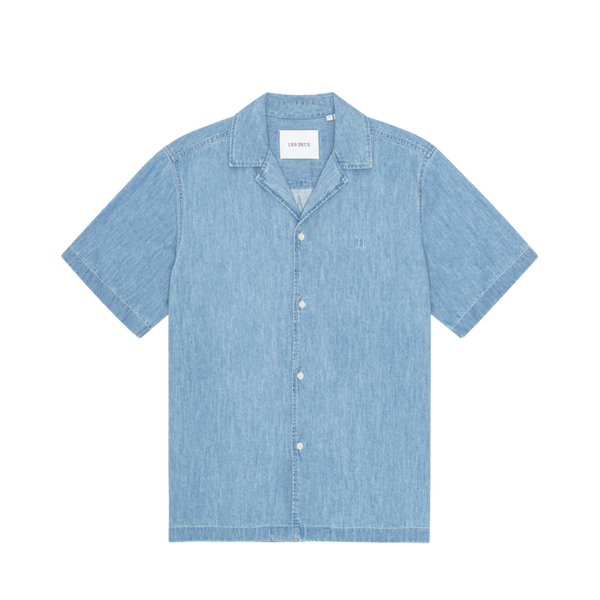 Lesley Denim SS Shirt - Light Indigo Wash