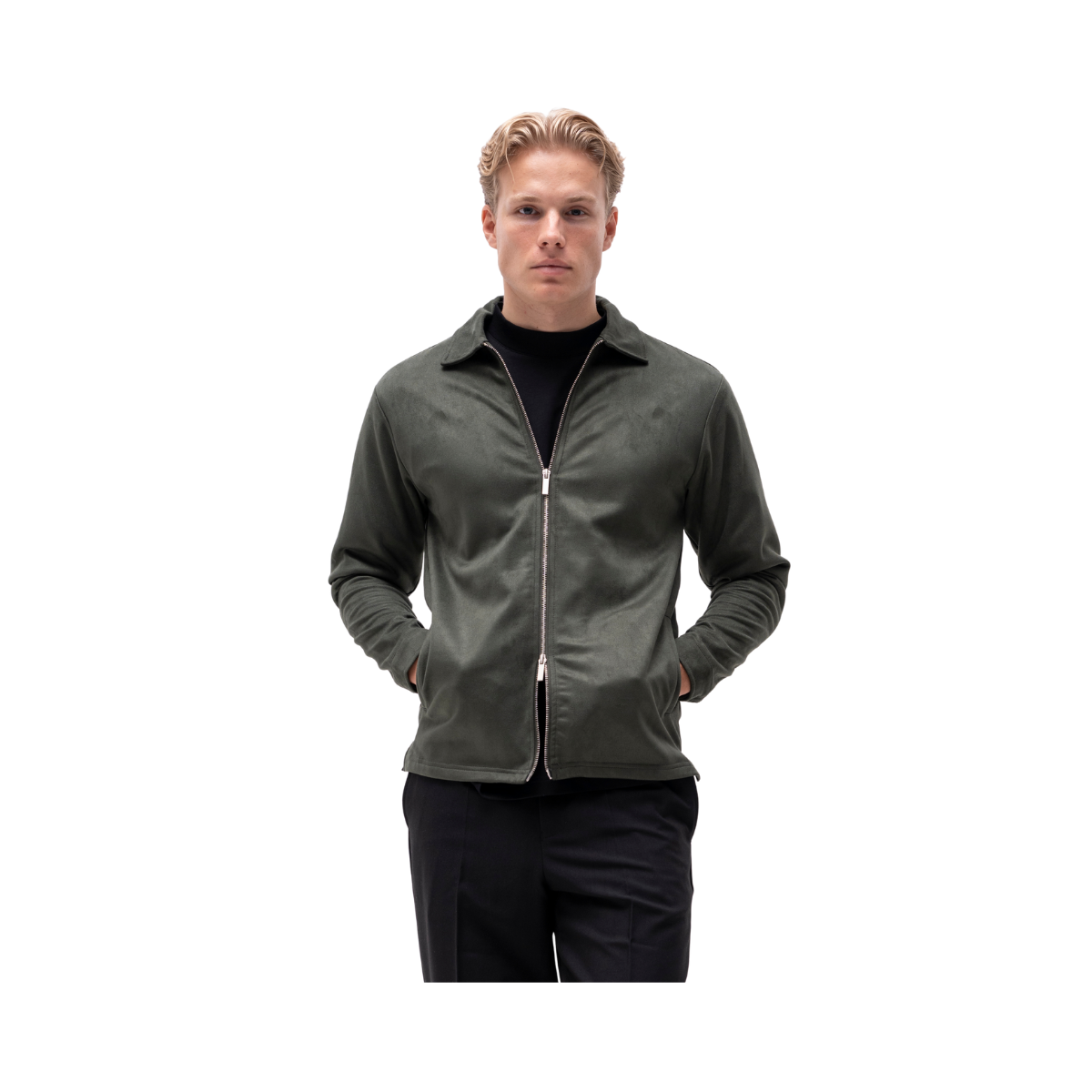 Denki Zip Jacket - Olive