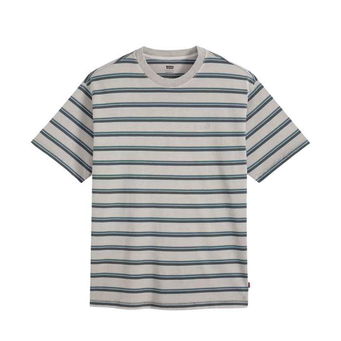 Red Tab Vintage Tee - Martin Stripe Dark Slate