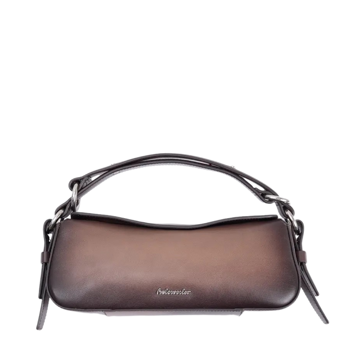 Bud Leather Bag Slim - Dark Brown
